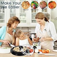 Vista 16 de Trituradora de pollo de alta calidad, trituradora de pechuga de pollo de grado alimenticio y picadora de carne con mango ergonómico antideslizante