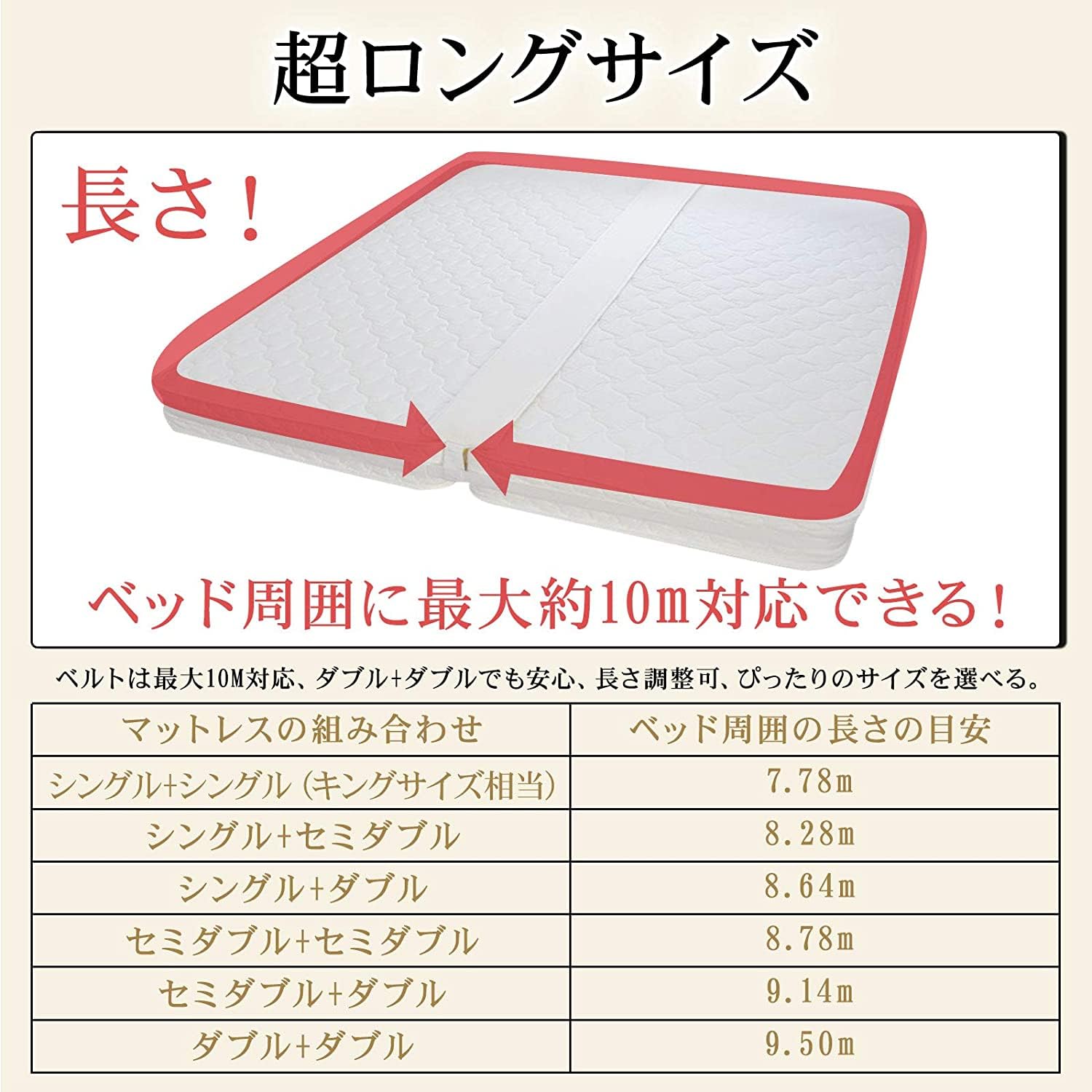 マットレス バンド ベルト マットレスバンドグレー ホワイト汚れにくいずれない…