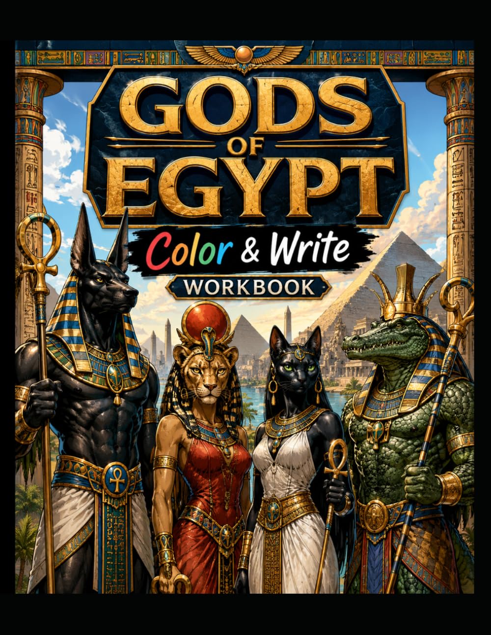 Gods of Egypt Workbook: Coloring & Writing (History Coloring & Writing Workbooks)