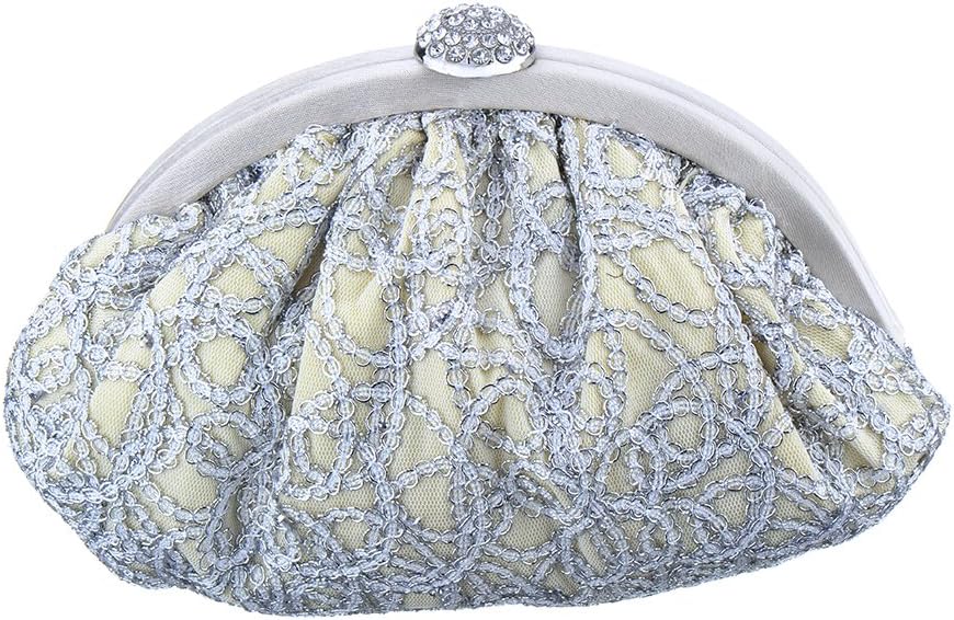 Nancy Kyoto Angela Champagne Evening Bag