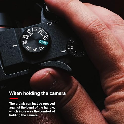 Miniatura 4 de Akozon - Agarre para el pulgar de la cámara, aleación de aluminio, tornillo de 14 de pulgada, agarre para pulgar hacia arriba, mango de