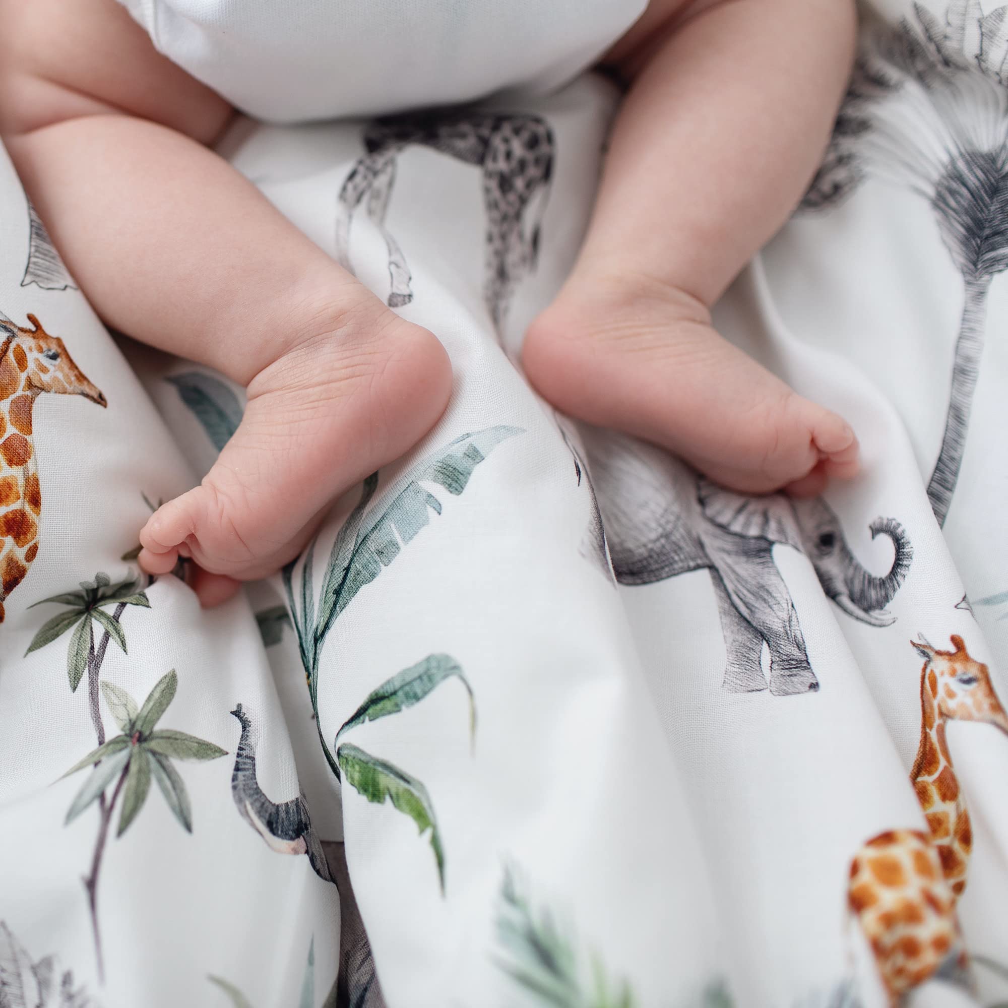 Sevira Kids – Cojín de lactancia ergonómico + funda Safari Made in France