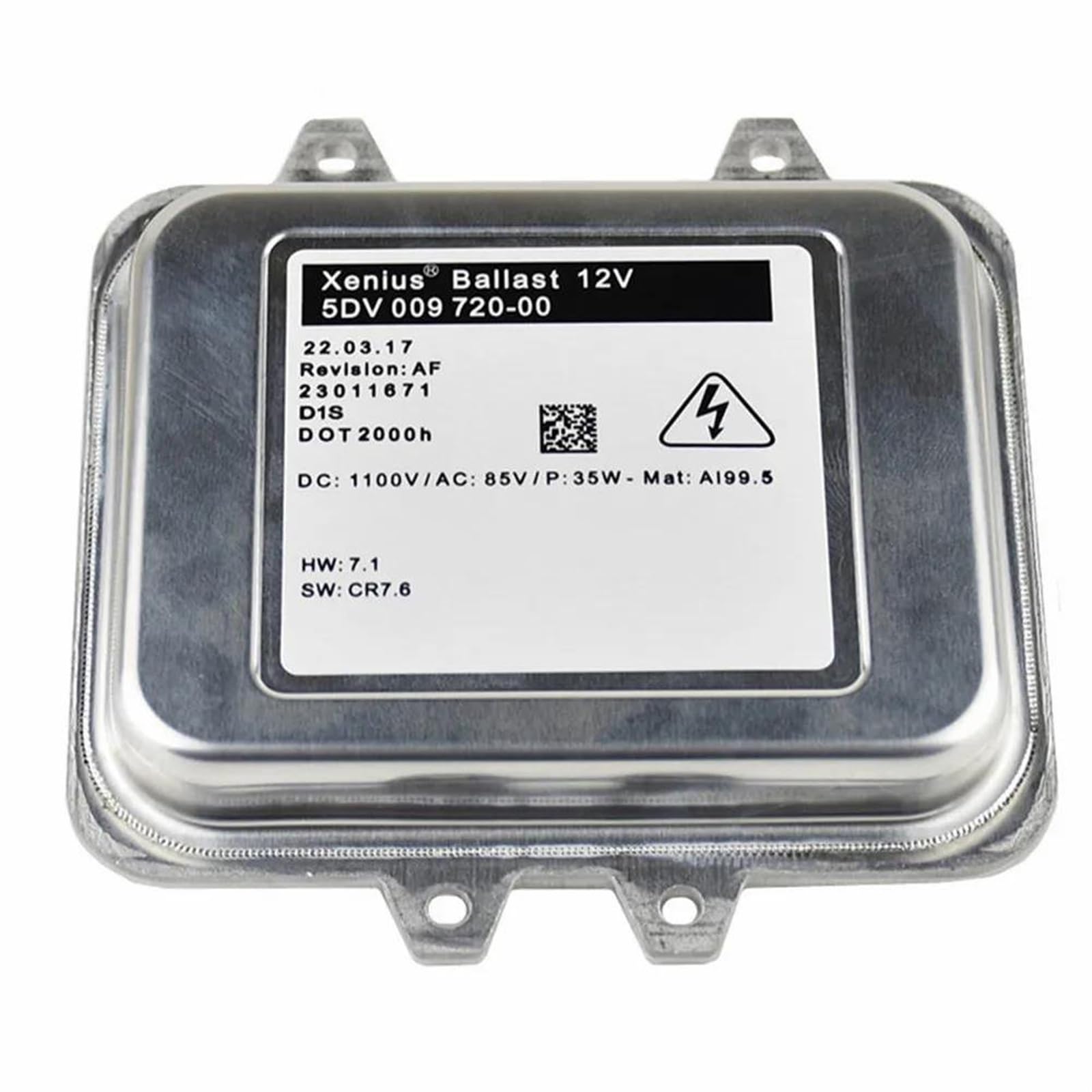 Ballast de phare xénon 5DV0097 pour BMW E70 E71 remplacement d1s