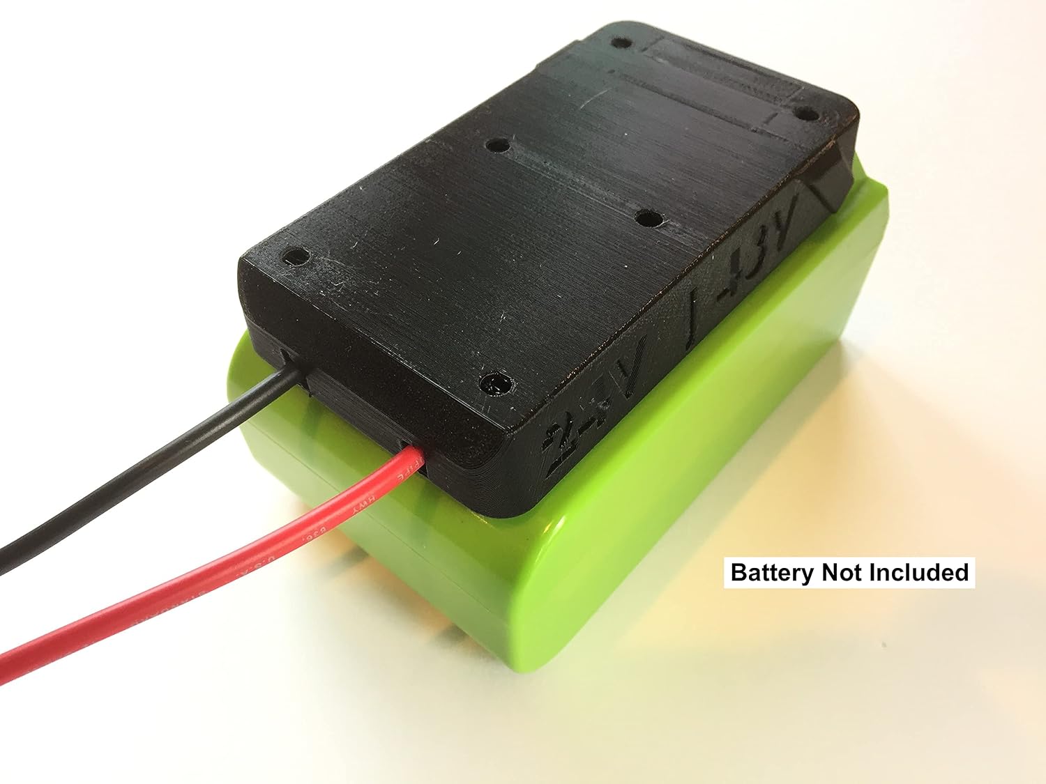 Adapter for greenworks or creabest 24volt Compatible lithitum Battery 12 Gauge, Black image 4