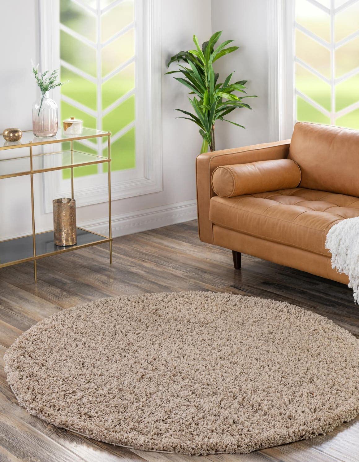 Amazon.com: Unique Loom Solid Shag Collection Area Rug (12