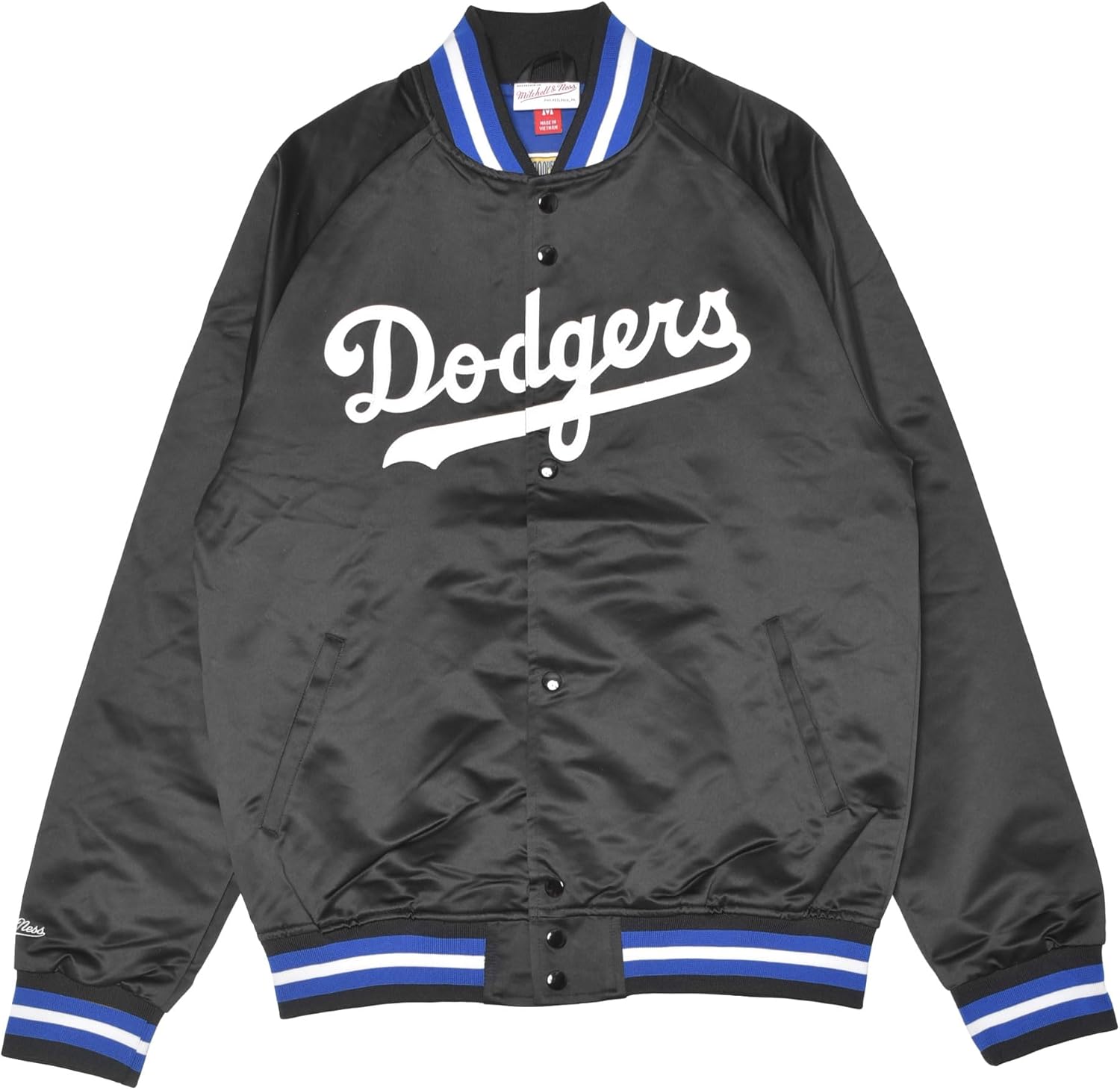 ミッチェル&ネス　スタジャン　ドジャース Mitchell&Ness ミッチェル＆ネス プルオーバー スタジャン バー