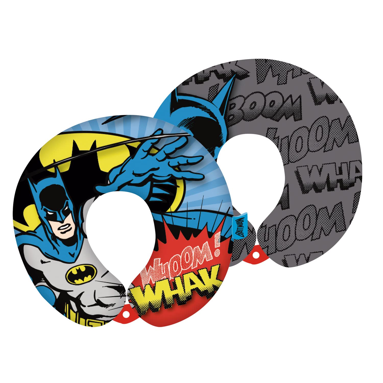 Arditex Batman Cushion Neck Pillow Travel Round, Soft Touch 28 X 28 X 6 Cm