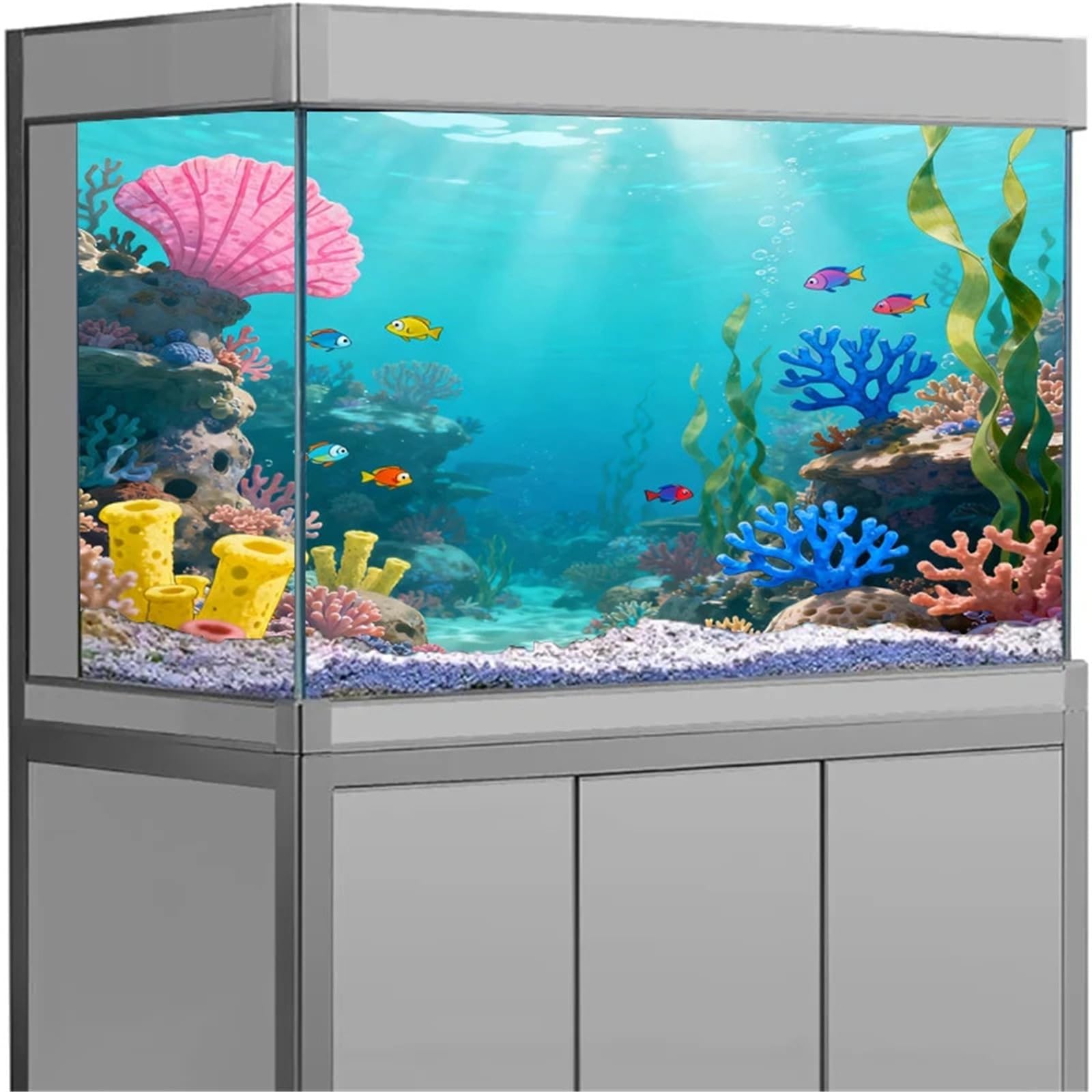 Fondo Acuario Vinilo Decorativo Fondo Acuario