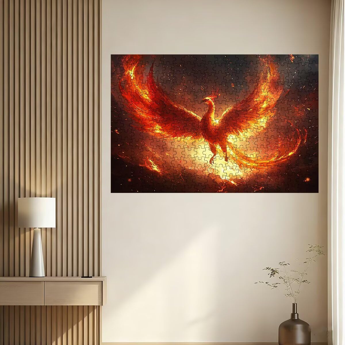 Puzzle 1500 sztuk dorosłych zwierzęta, puzzle dla dorosłych feniks, klasyczne puzzle dla dorosłych dla całej rodziny, zabawki puzzle litery na plecach, prezent dla mężczyzny wystrój -2831