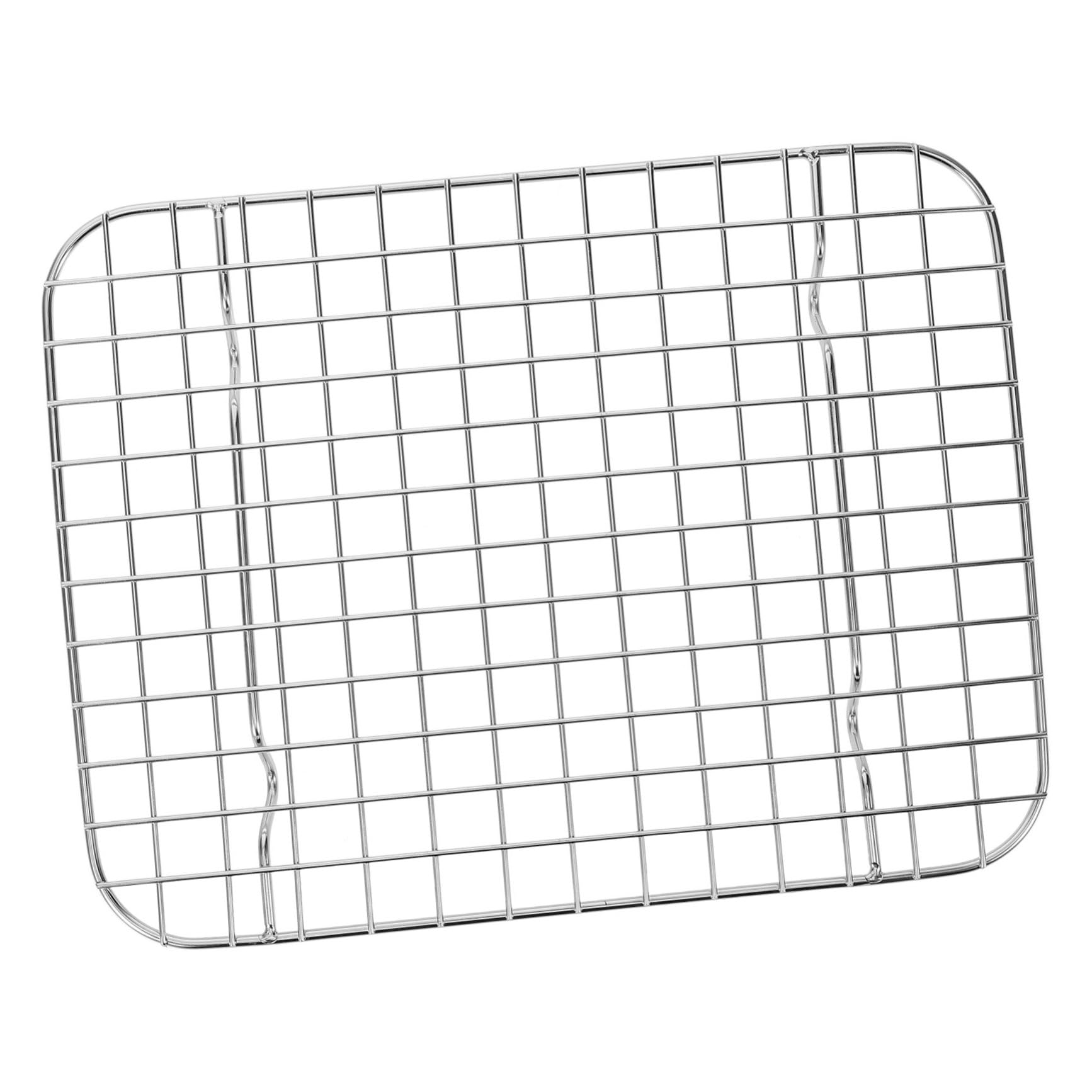 Rejilla para Hornear de Acero Inoxidable, Rejilla de Enfriamiento para Galletas y Pan, Estructura Gruesa para Hornos y Barbacoas