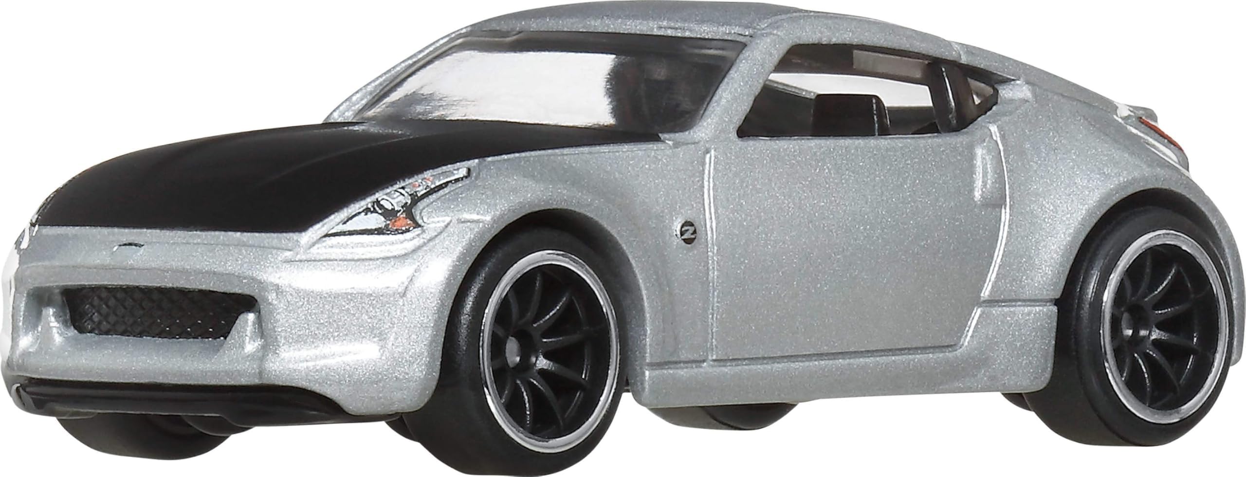 Hot Wheels Premium Fast & Furious Nissan 370Z Die-Cast Model Car, Metal Body, Real Riders, 3/5, Silver