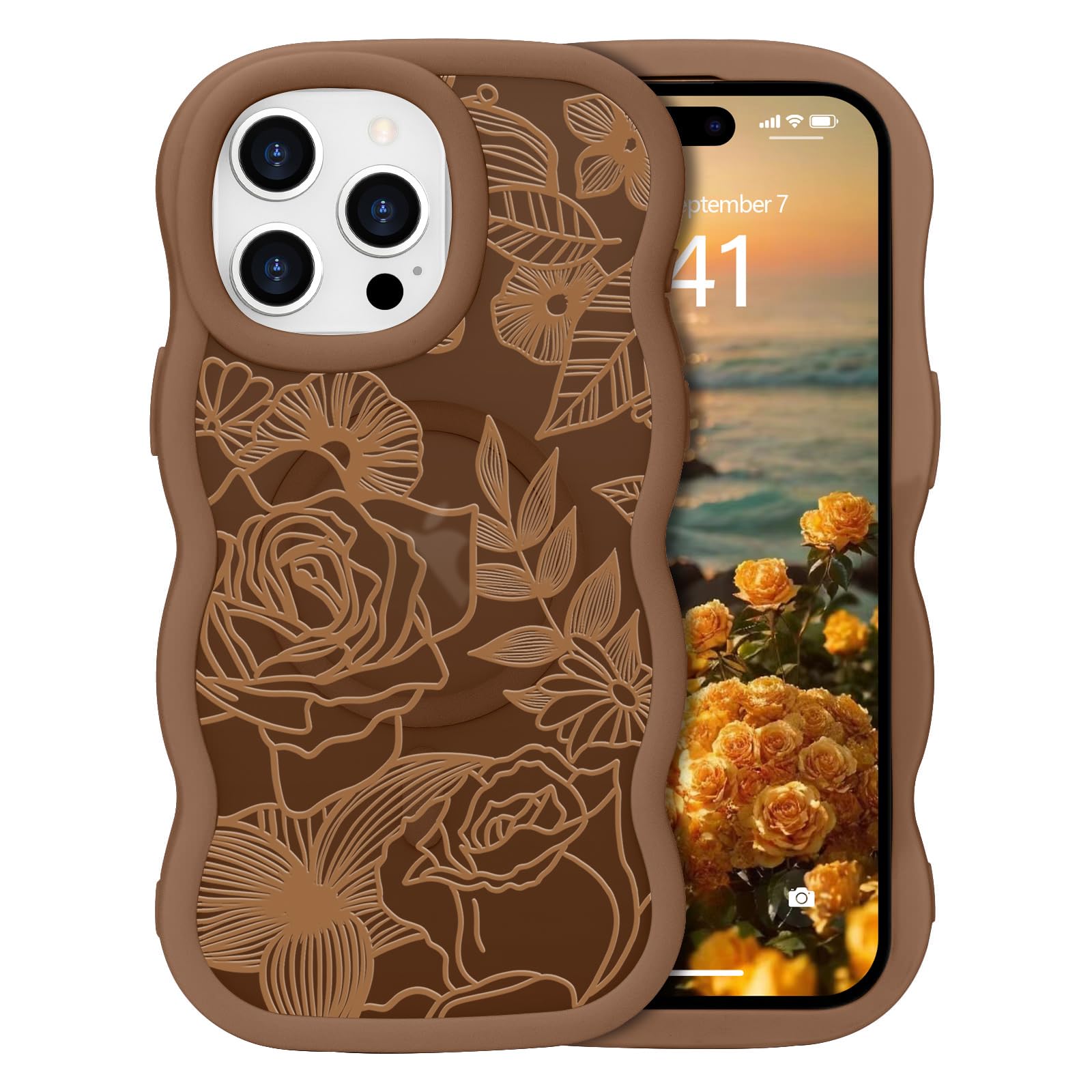 Amazon.co.jp: Pepmune iPhone 13 Pro 用 ケース MagSafe対応 半透明