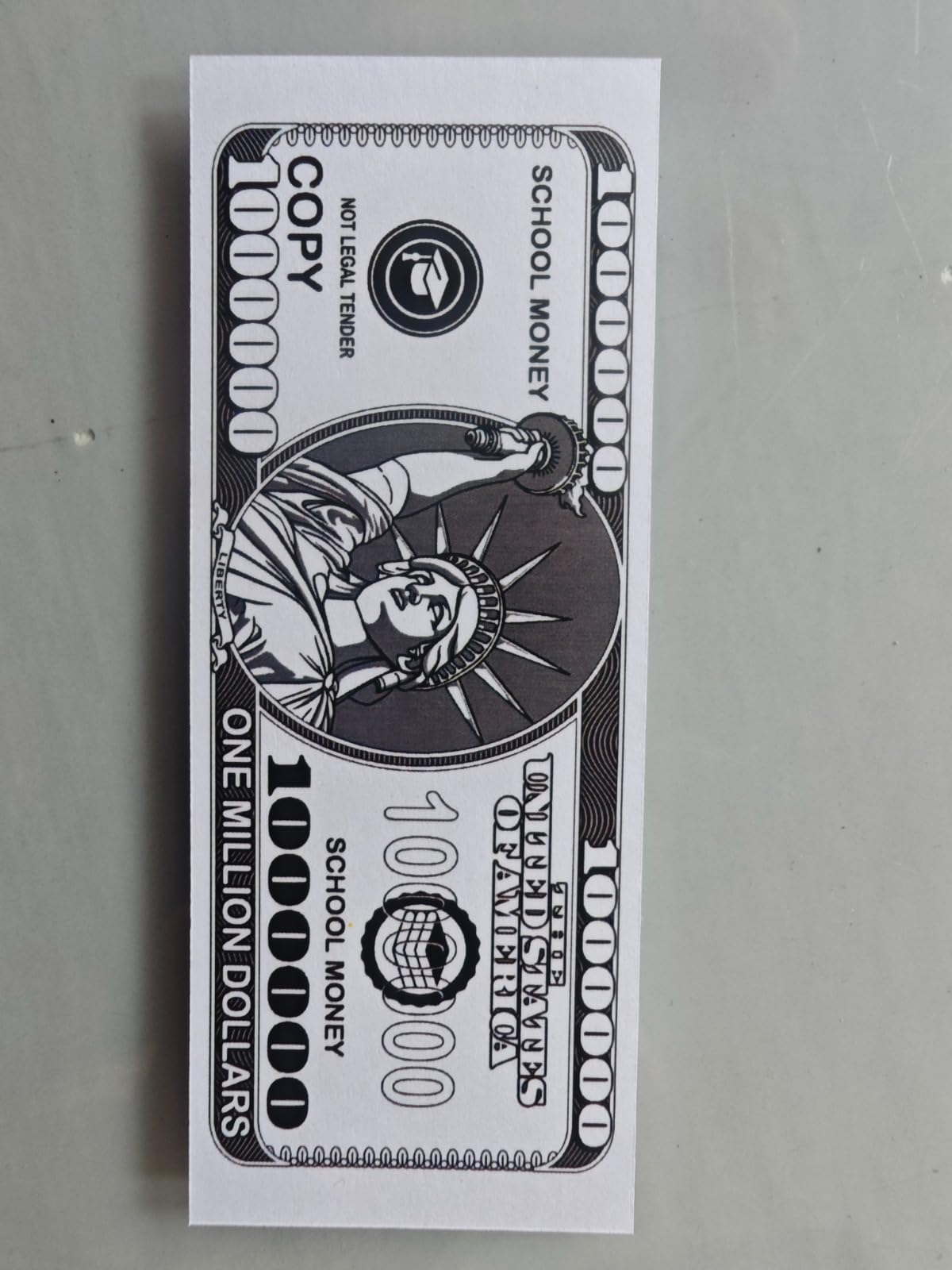 BOOSTEDBLUE 100 Million Dollars Bill | 100 Novelty One Million Dollar Feel, Favorit Choice for Schools| Industry Approved