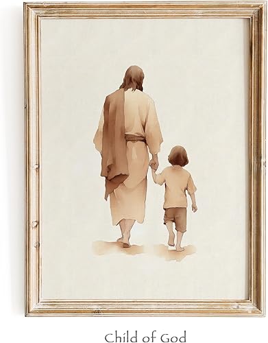 Vista 16 de Set of 4 Bible Story Wall Art, Christian Wall Art, Jesus Wall Decor, Christian Wall Decor, Scripture Wall Art, Christian Gifts for Women