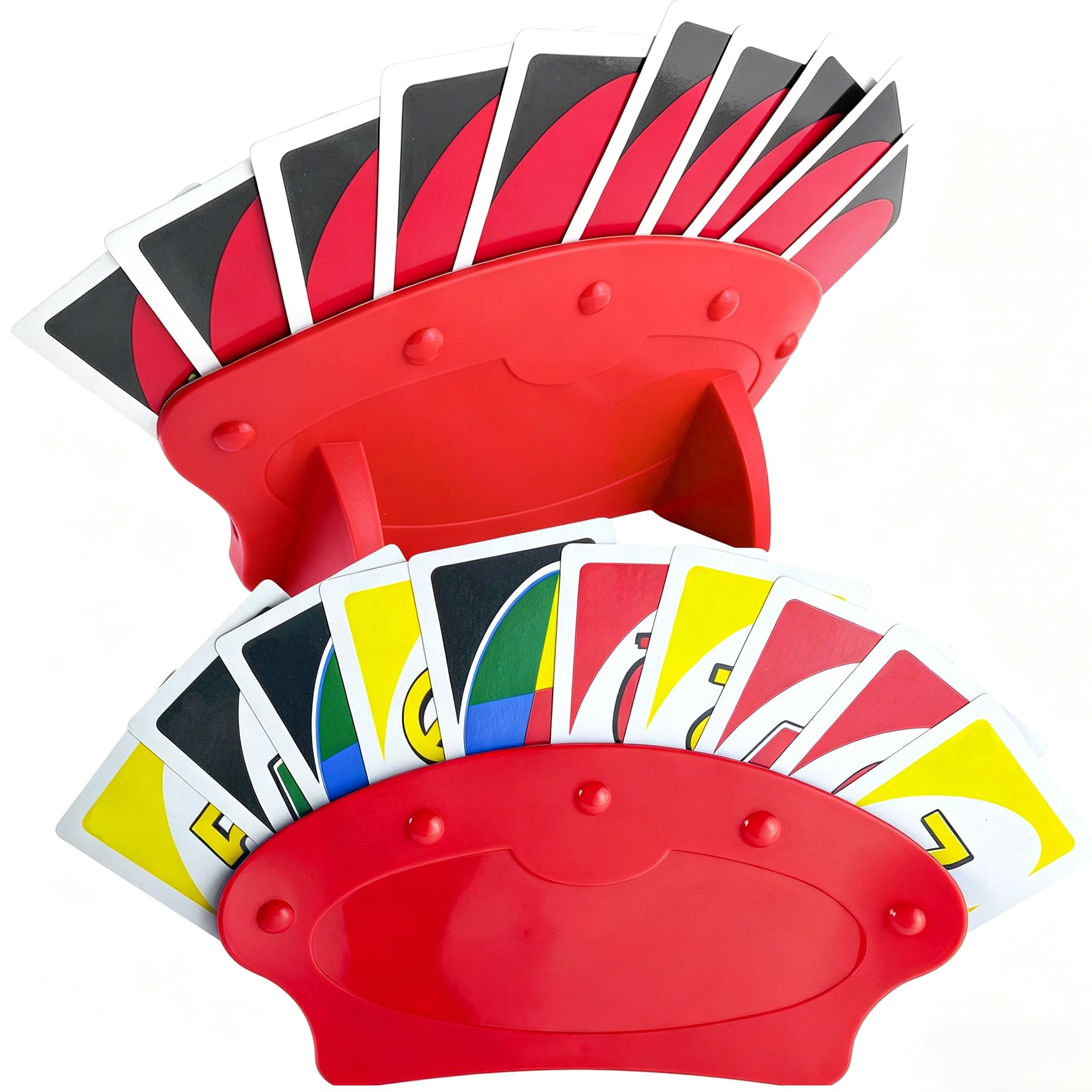 Pack De 4 Soportes Para Naipes De Manos Libres – Plástico ABS, Ideal Para Niños, Mayores Y Personas Con Movilidad Reducida
