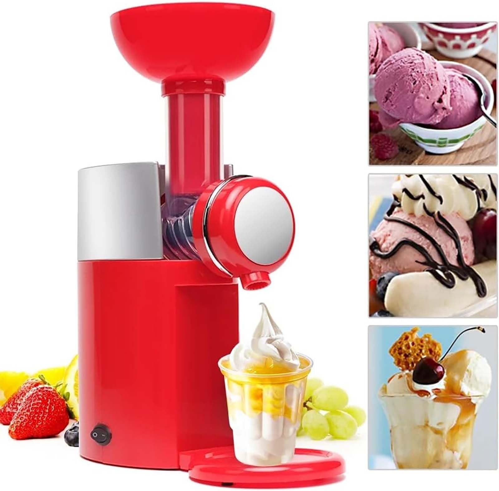 Macchine per Gelato, frullatore per Yogurt alla Frutta congelato, Dessert, Fai da Te, Gelato Senza latticini, Senza BPA, per Gelato Fatto in casa, Sorbetto