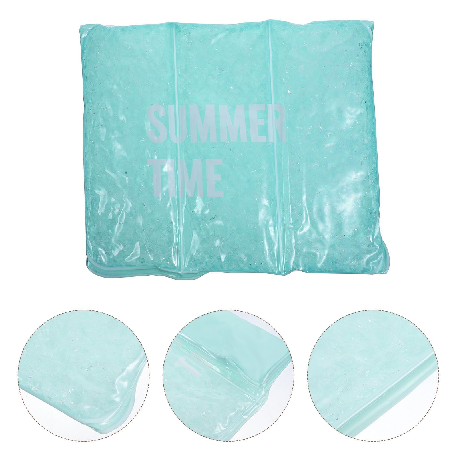 Amosfun Cuscino Seduta Estivo in PVC Gel Cristallo, Fresco, per Sedia