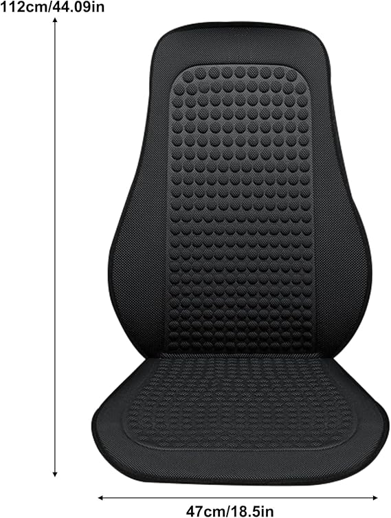 Cooling Car Seat Cover, Cooling Car Seat Cushion, Breathable Front Seats Coolings Air Seats Cushion, Black