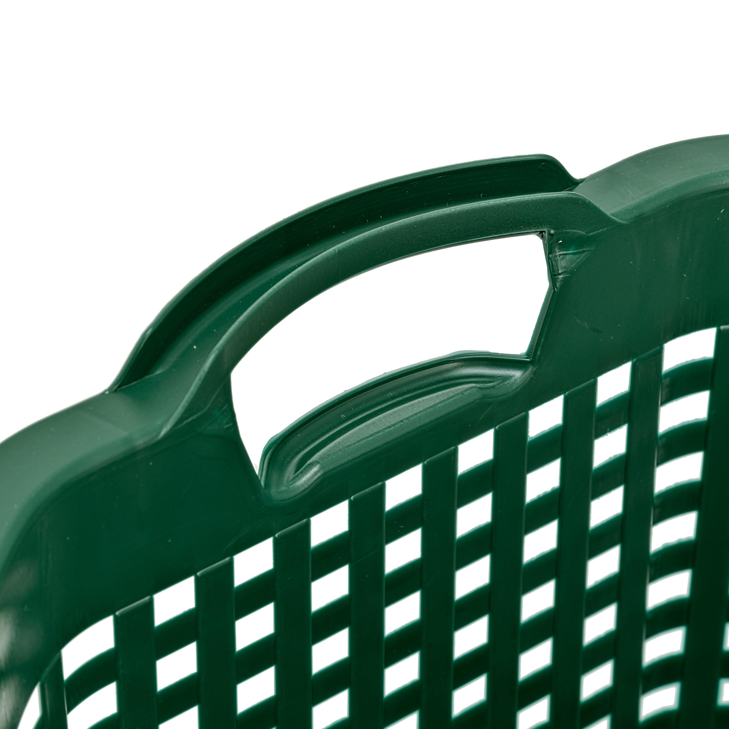 Erntekorb 25 Liter 5er Set Gartenkorb Grün Lebensmittelecht Obstkorb Robust | BURI Kartoffelkorb drehstapelbar aus Kunststoff Made in Germany als Obstkorb, Laubkorb und vielseitiger Gartenkorb