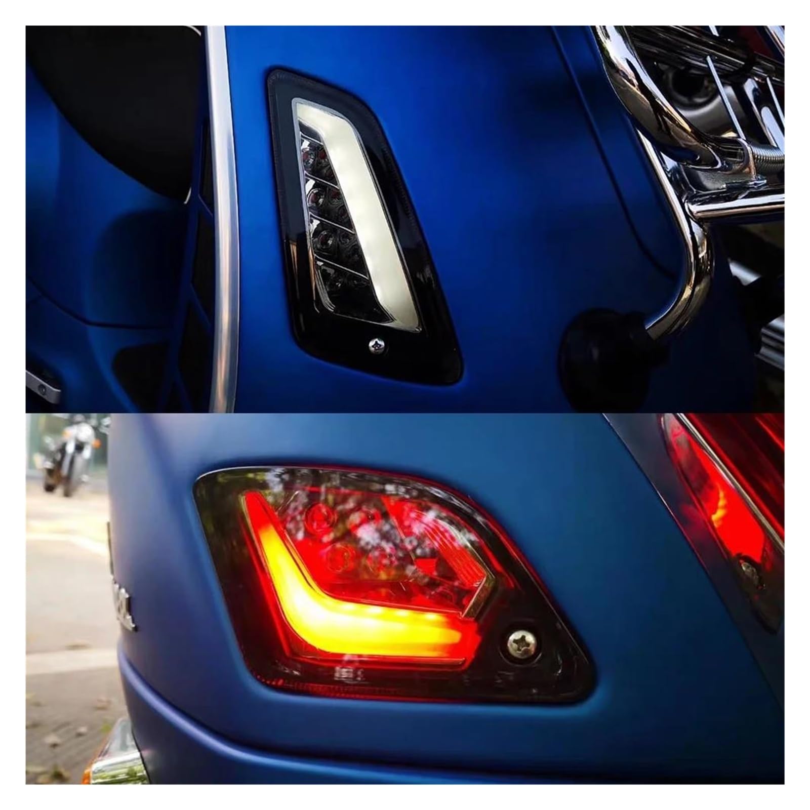 Amazon | オートバイ LEDシーケンシャル ウィンカー に適合する ベスパ