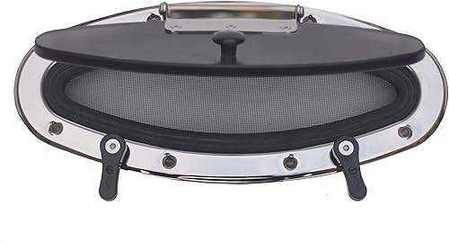 Miniatura 3 de Galamarine Boat PortholePortlight HatchWindow- Apertura en forma de ojo de acero inoxidable para barcoyatenáuticoRV