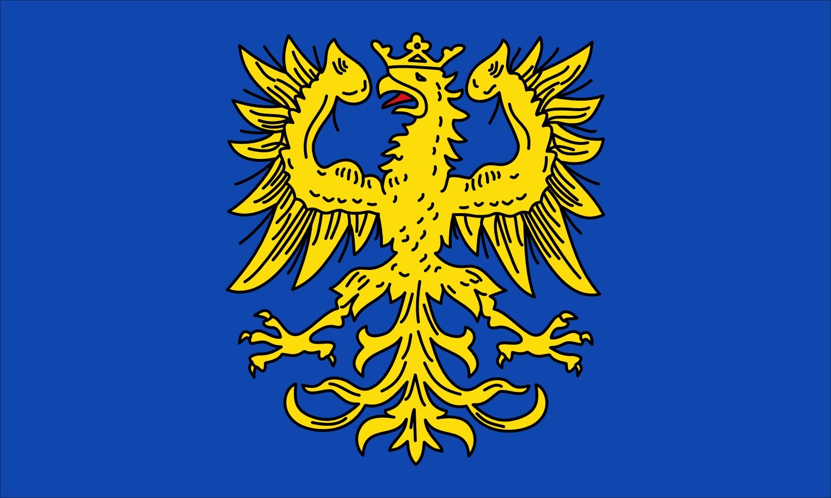 Drapeau Germersheim grand format pavillon officiel pour mât et événement