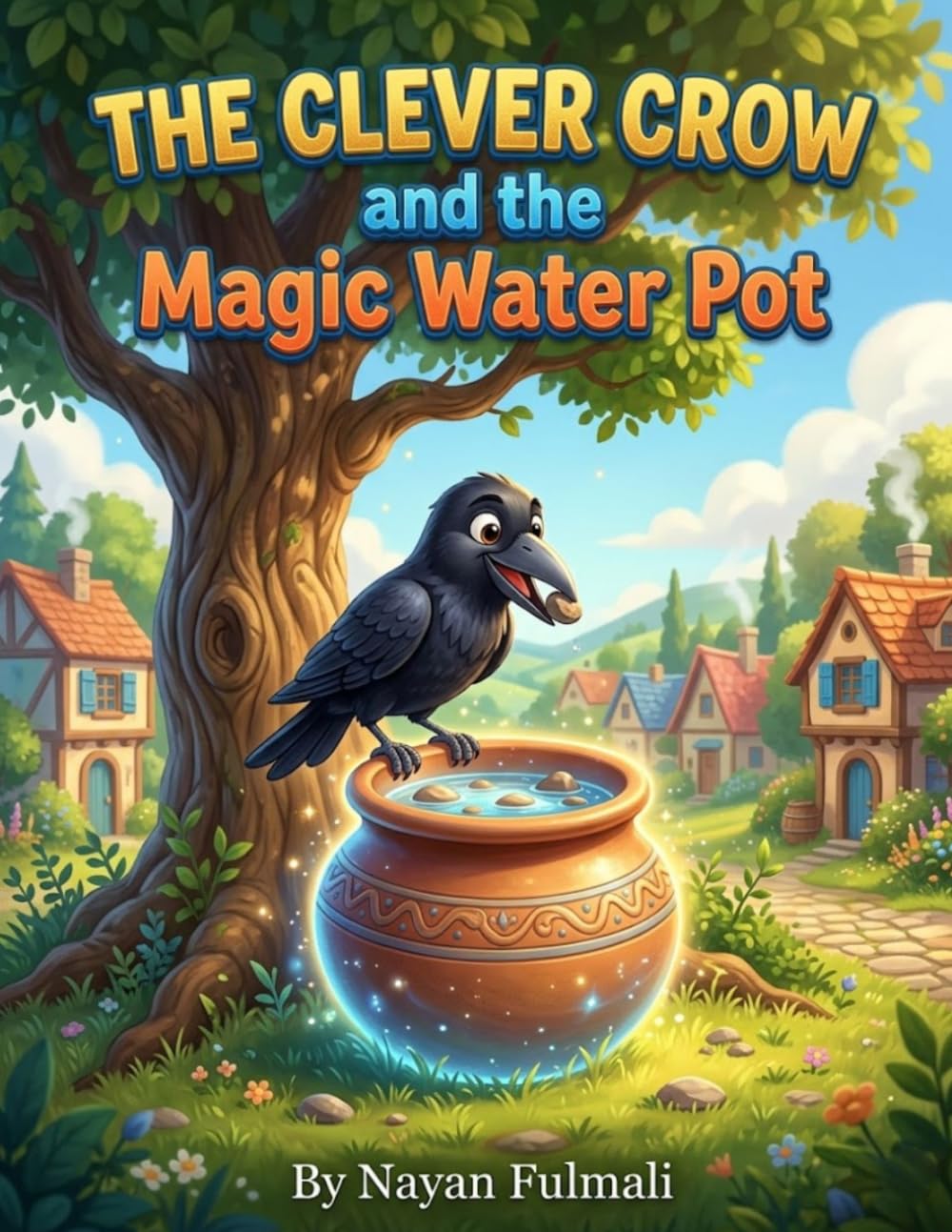 The Clever Crow and the Magic Water Pot: A Fun and Heartwarming Story About Problem Solving, Patience, and Clever Thinking for Kids Ages 6–8