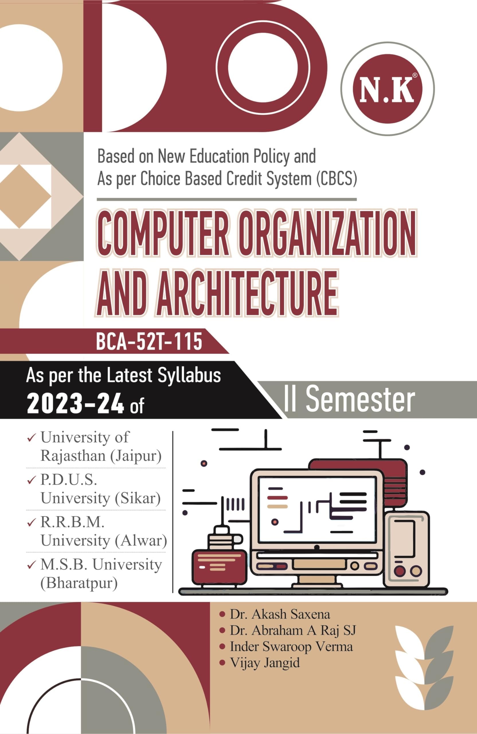 Neelkanth - BCA Textbook (II Semester) - Computer Organization and Architecture (BCA-52T-115)
