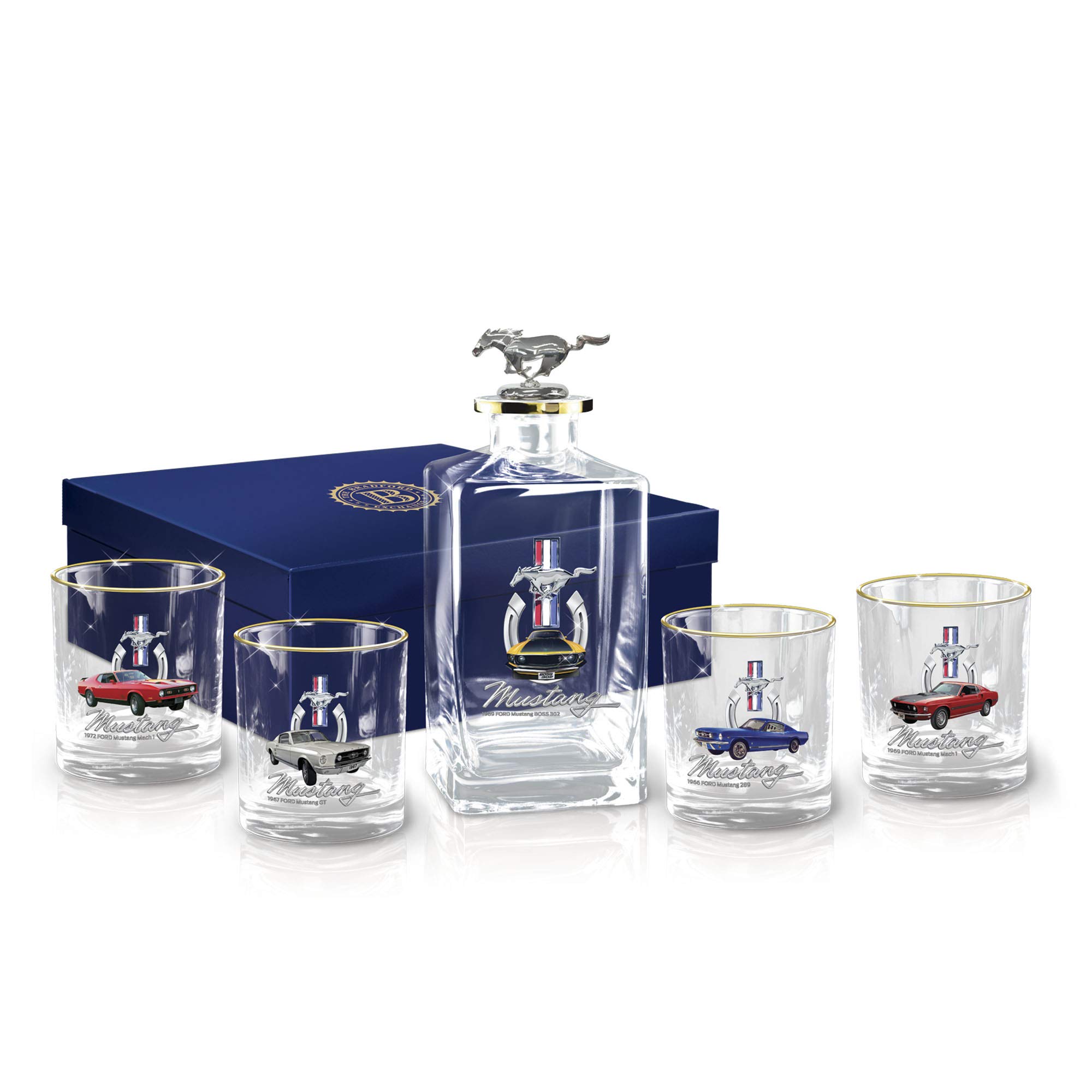 Buy Official Ford Mustang Decanter Set Ford Mustang Decanter Set