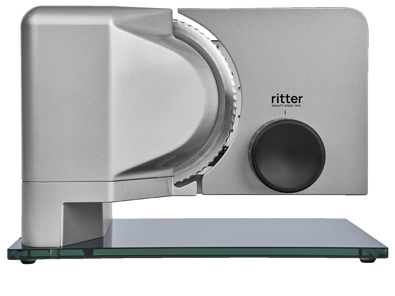 ritter Trancheuse universelle sono 2 trancheuse électrique à moteur ECO, fabriquée en Allemagne, couleur metal argenté
