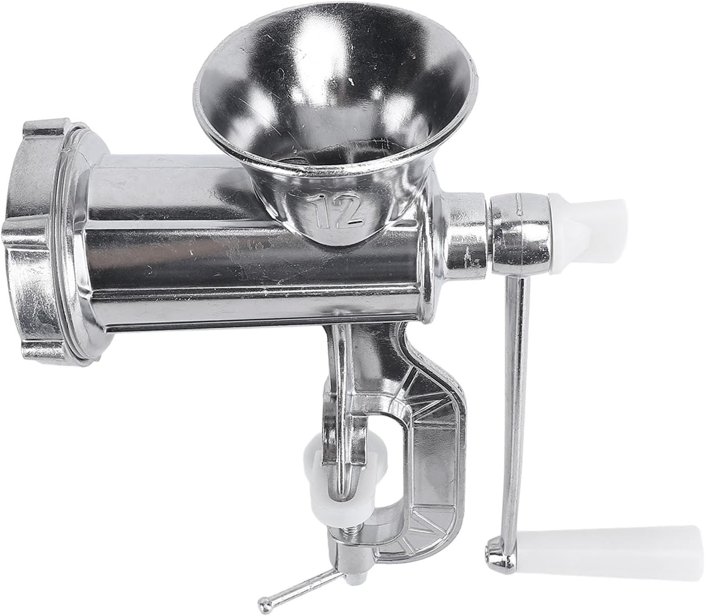 Manual Meat Grinder with Stainless Steel Blades, Hand Sausage Stuffer Kit, Large Size - Precise Control, Durable Design, Ideal for Home Kitchen and Restaurant Use