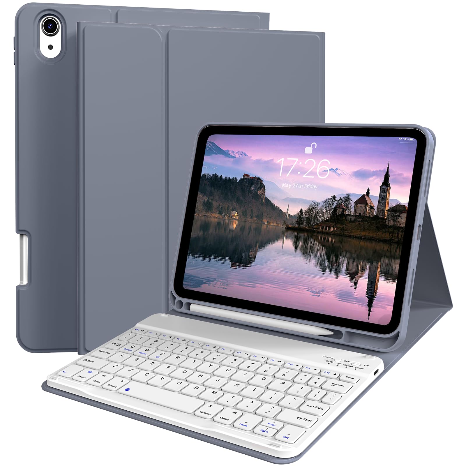 Amazon.com: kenke for iPad 11/10th Gen Case with Keyboard 11/10.9