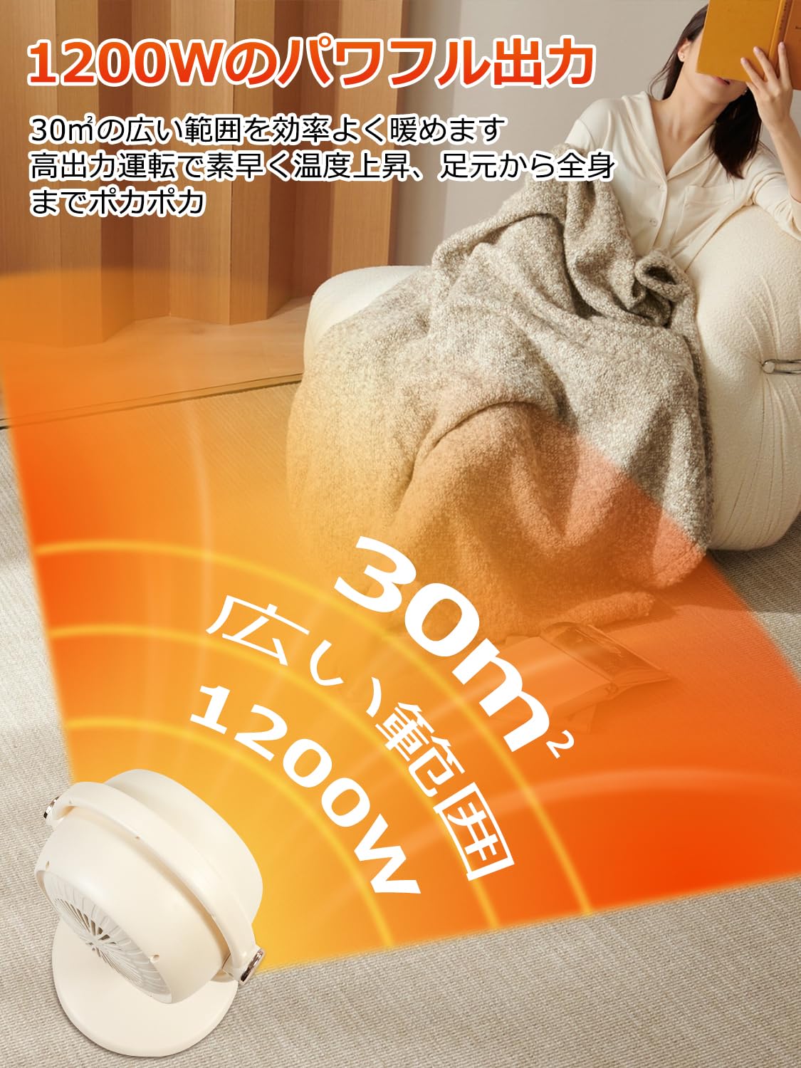Amazon | セラミックヒーター 小型 省エネ 速暖 電気ストーブ ヒーター