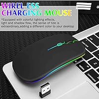 Vista 4 de UrbanX Ratón recargable Bluetooth para portátil Panasonic Toughbook C2 Ratón inalámbrico Bluetooth diseñado para portátil/PC/Mac/iPad