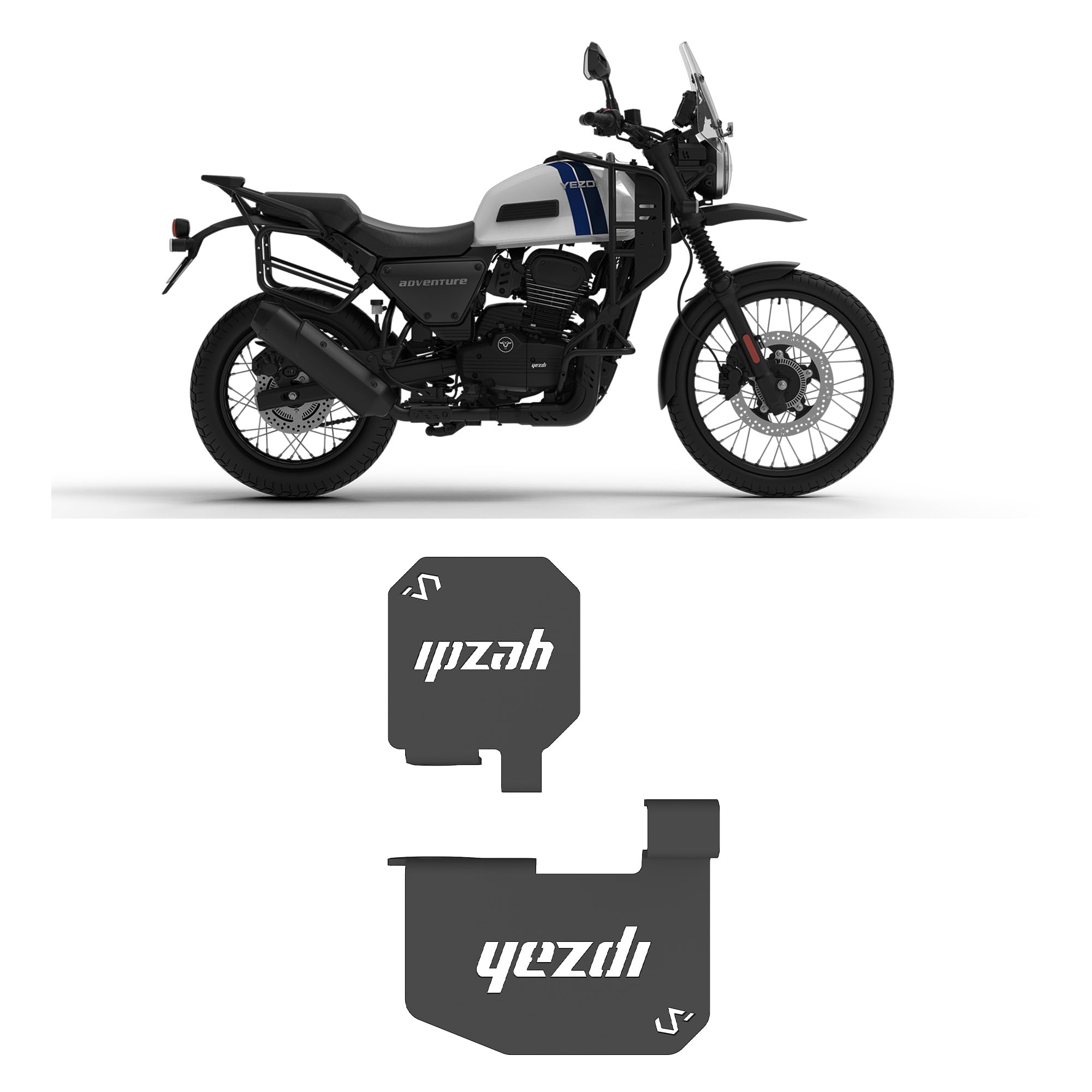 Auto Infinity Pillion Footrest Compatible With Yezdi Adventure (Updated) (Pair|Set) (Black, Pack of 1)-image-11