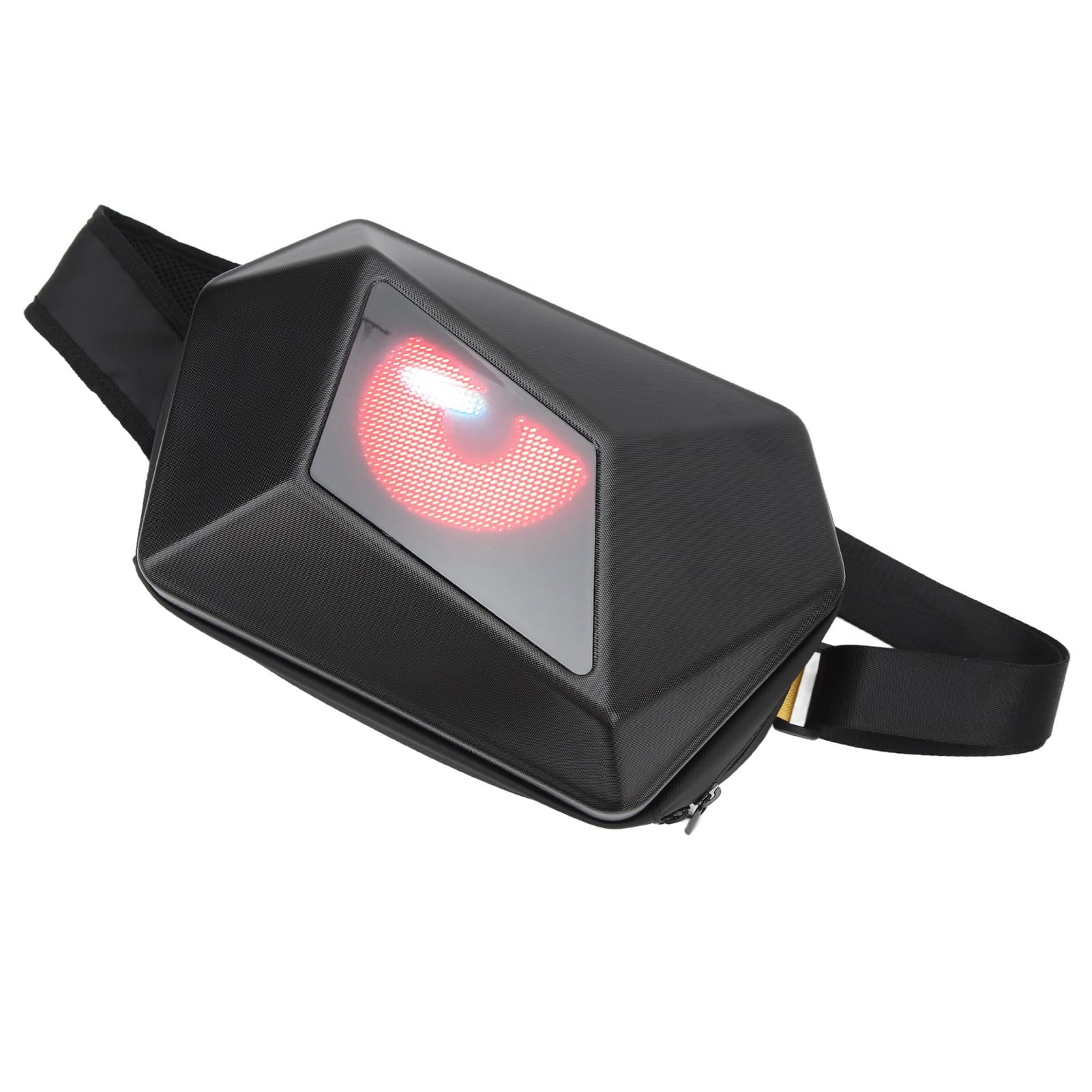 Ausla Plecak z wyświetlaczem LED, wodoodporny plecak USB 5 V LED z regulowanym paskiem na ramię, do podróży, sterowanie za pomocą aplikacji na telefon komórkowy, #311