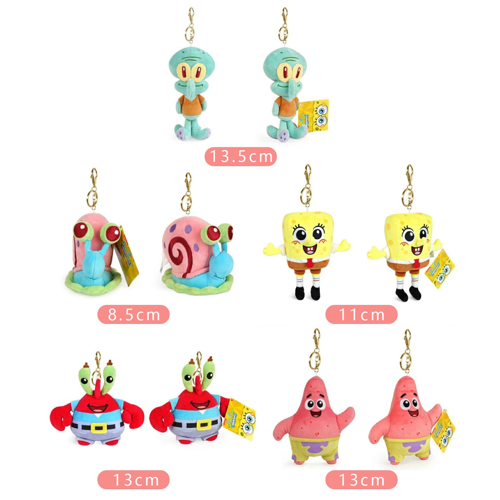 スポンジボブ　カーニ　イカルド　ゲイリー　ぬいぐるみ Qoo10] スポンジ ボブ パトリック カーニ ゲイ