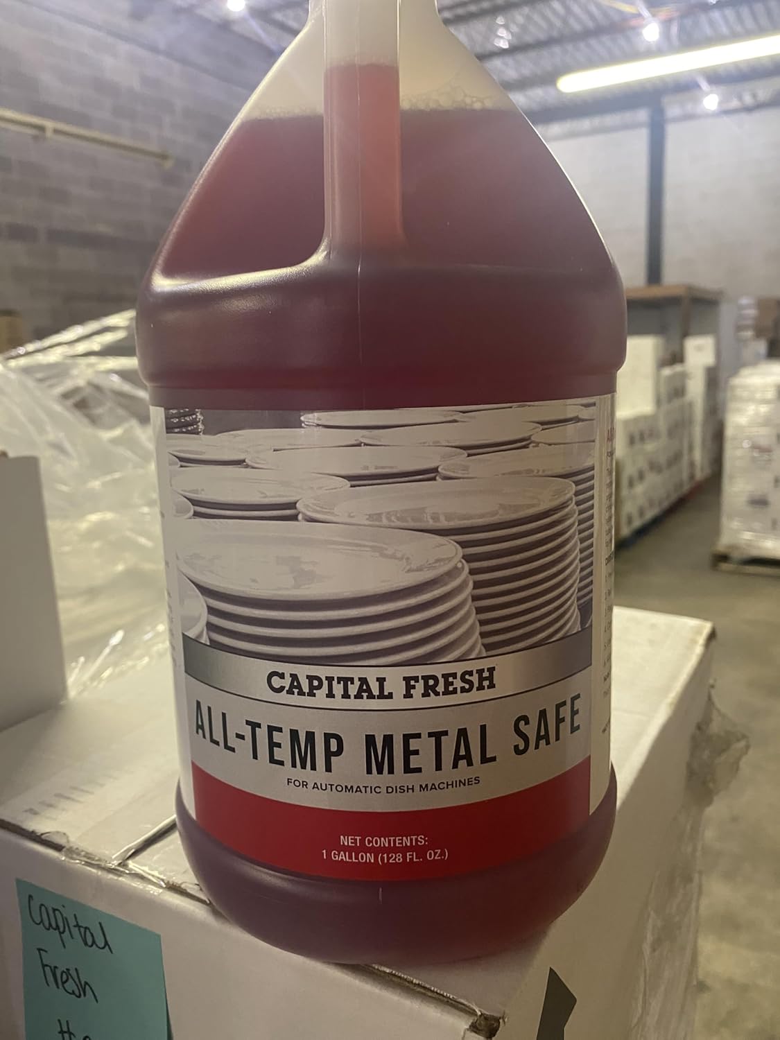 All Temp Metal Safe Liquid Dishwashing Machine Detergent 1 Gallon from Capital Fresh Made In The USA