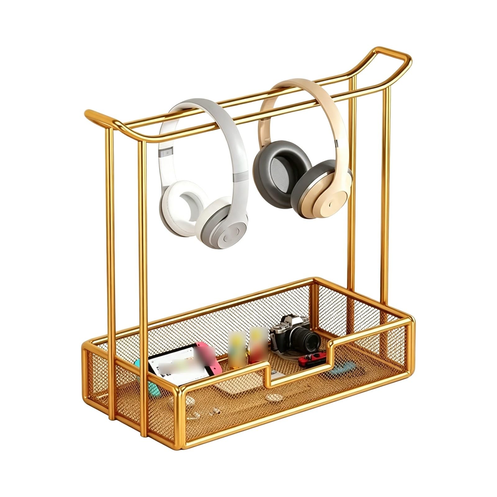 Supporto For Cuffie Portatile, Rack Di Archiviazione Desktop Multiuso