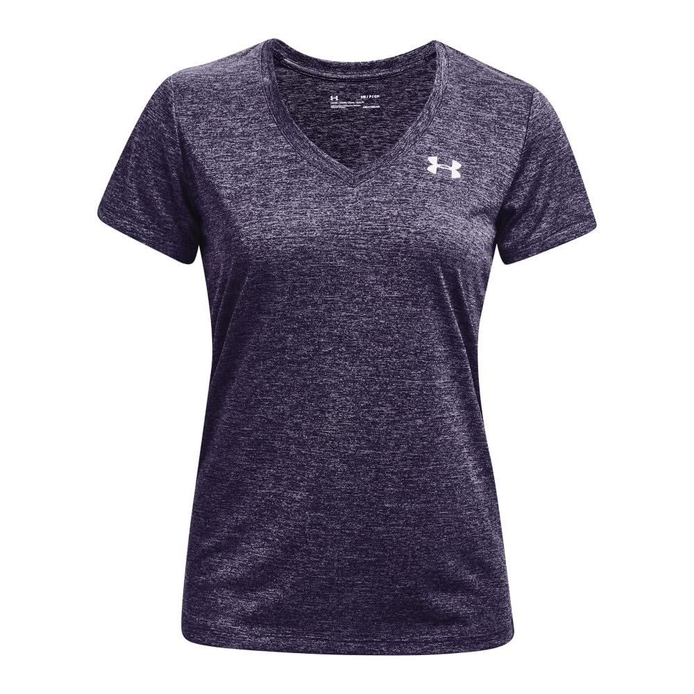 Under Armour Womens Tech V-Neck Twist Short-Sleeve T-Shirt