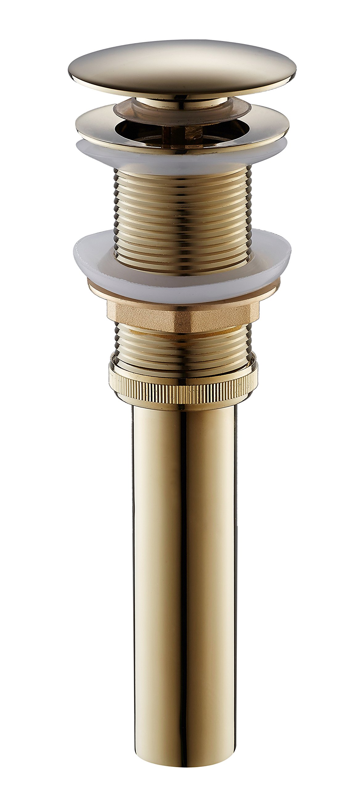 Eridanus Drain Stopper, PopUp Drain Stopper Without Overflow, Brass