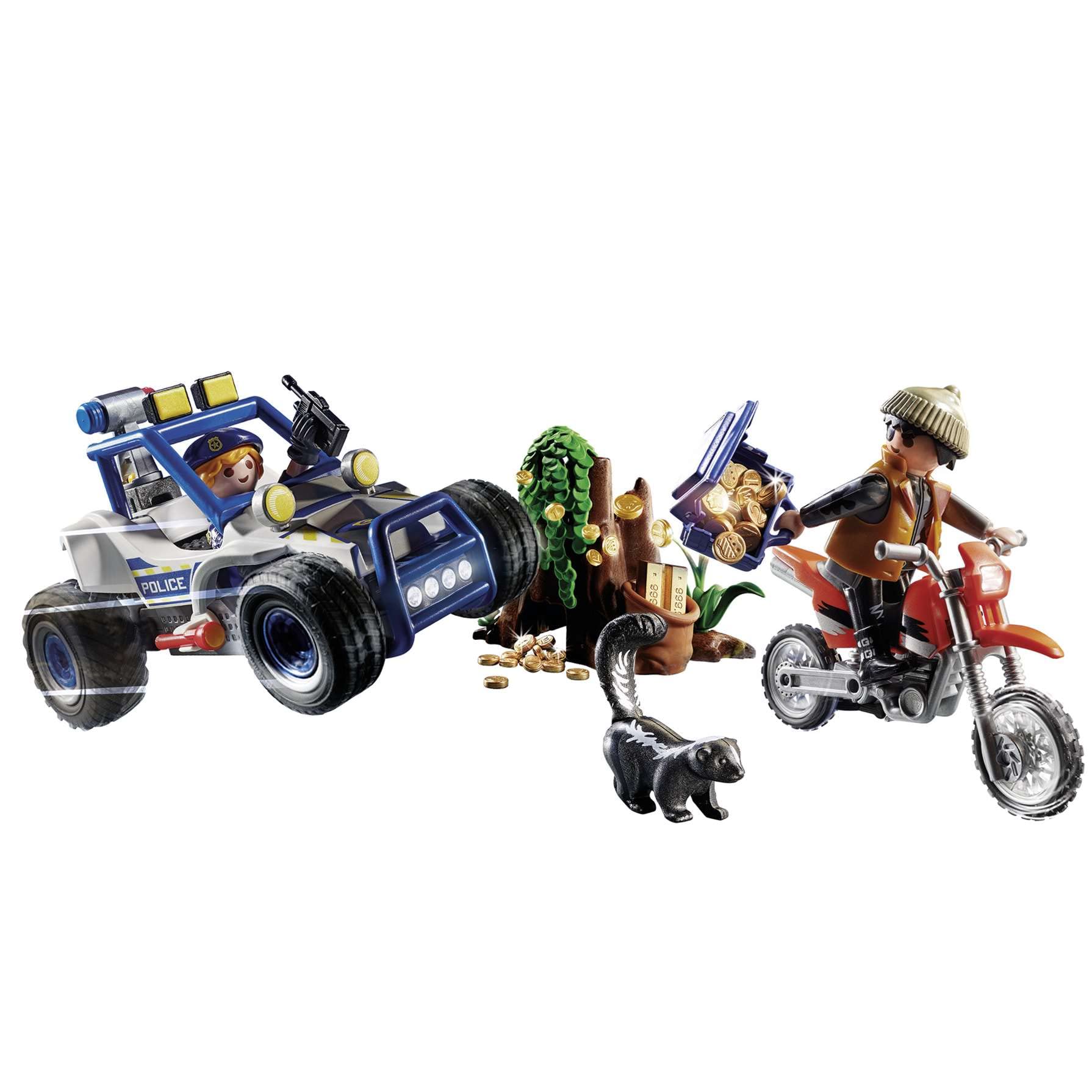 Playmobil Police Off-Road Car with Jewel Thief