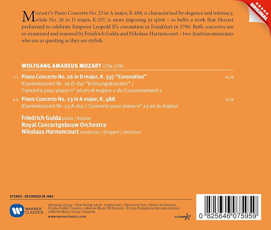 Amazon.co.jp: Mozart: Piano Concertos 23/26: ミュージック