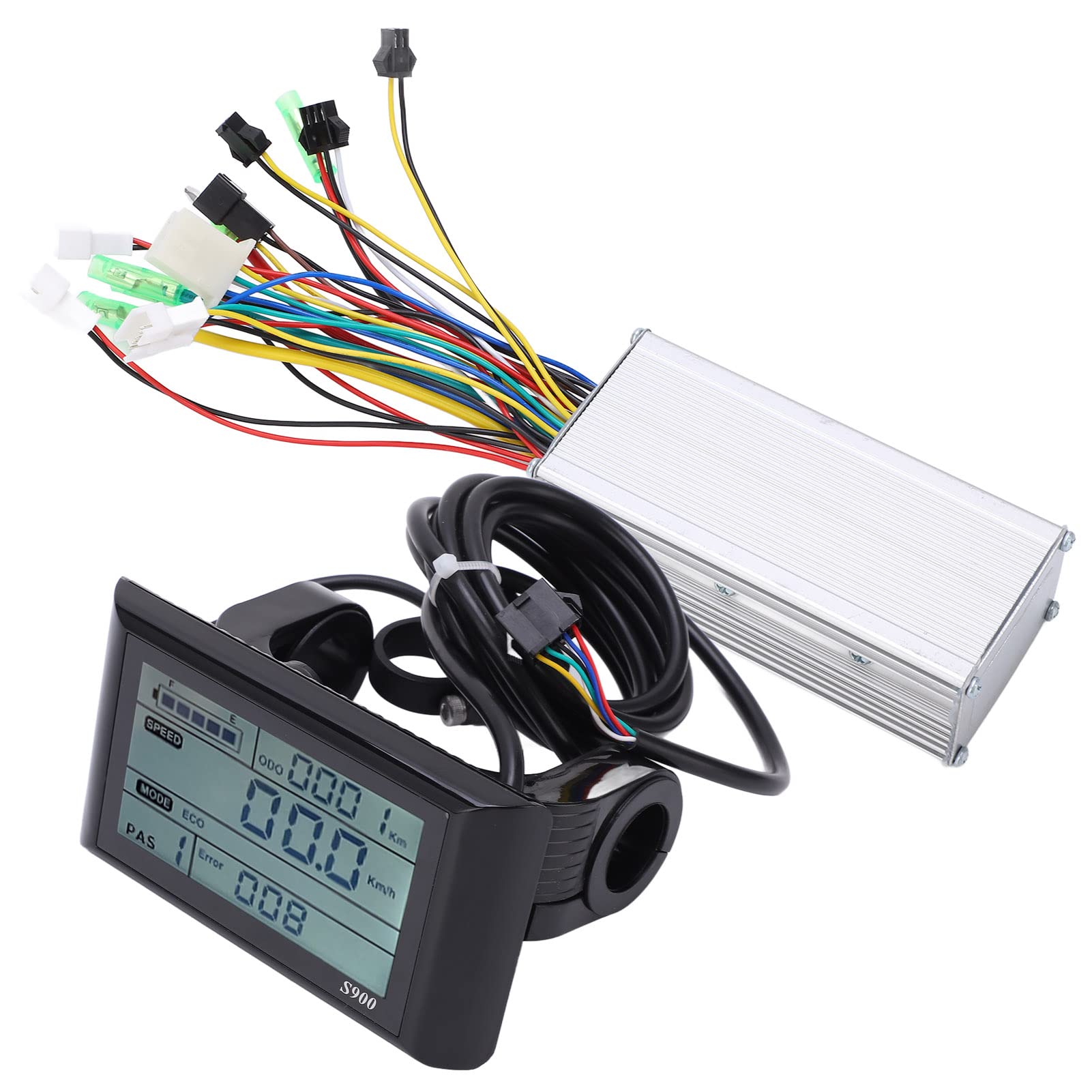 Zestaw KontroleróW Bezszczotek Elektrycznych z 9 MOSFET -LCD Wyświetlacz -łatwy do Zainstalowania i Użycia dla SilnikóW 500 W 750W -przydatne dla Cykli