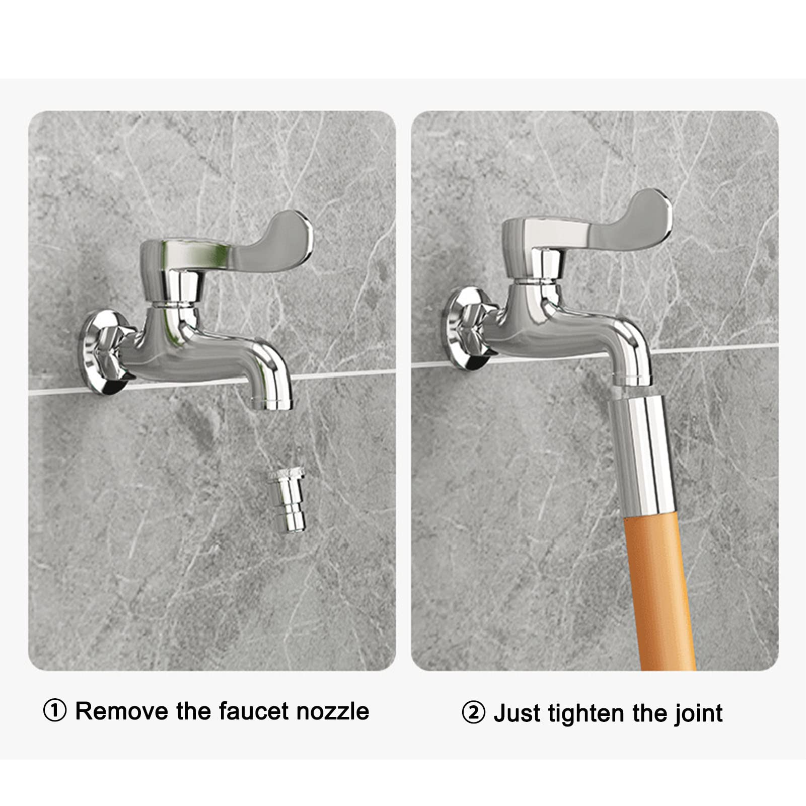 Faucet Extender Hose 360 Swivel Kitchen Tap Extension Universal Sink Aerator with Nozzle Flexible Tube for Kitchen Sink Bathroom Washing - Image 3