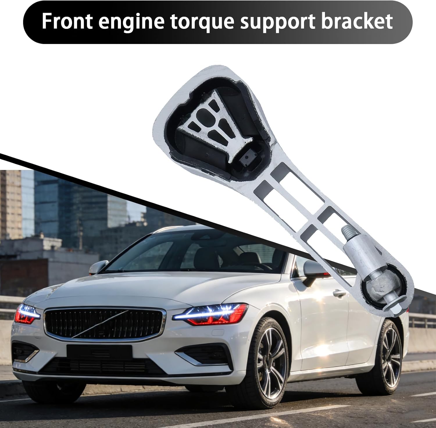 Engine Torque Strut Mount Compatible with Volvo S60 V60 2019 2020 | S90 V90 V90 Cross Country 2017-2019 | XC60 2018-2020 | XC90 2016-2020 2.0L L4, Replaces MK235 31430195 31682684 32298950