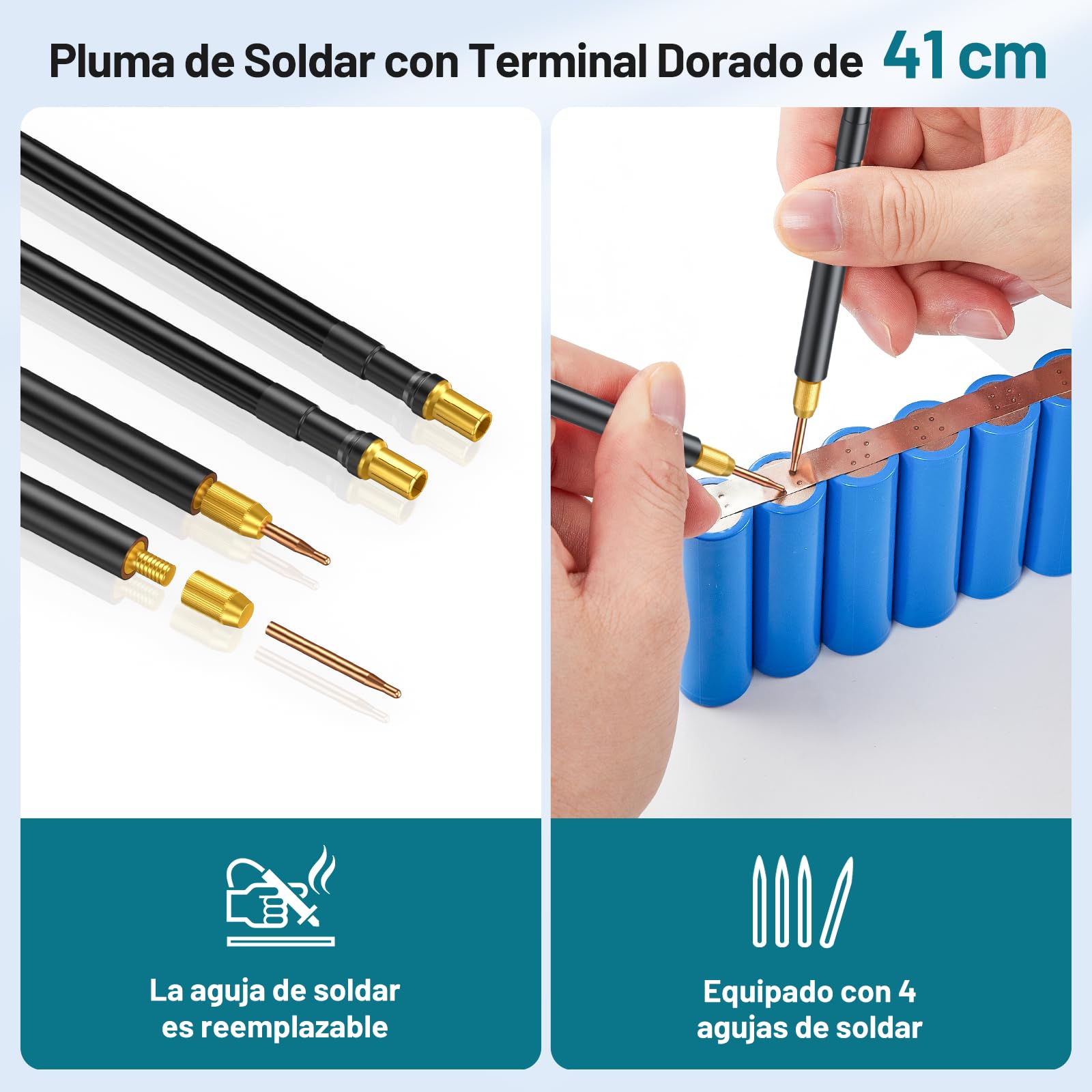 Seesii Condensador Soldador de Punto: Equipo de Soldadura de Puntos Portátil con 3000F Condensador, Spot Welder con 120 Engranajes Ajustables para Tira de Níquel 0,1-0,3 mm