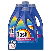 Dash Detersivo Liquido Lavatrice, 160 Lavaggi (4x40)