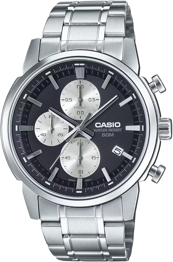 Amazon.co.jp: [カシオ] CASIO スタンダード メンズ 腕時計 1/10秒