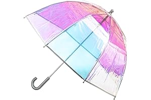 Kids Iridescent Glitter Dome Umbrella